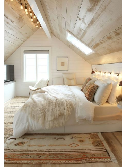 Small Attic Bedroom Ideas, Cheap Couches, Small Attic Bedroom, Small Attic Room, Attic Bedroom Ideas, Creative Ideas To Make, Cozy Attic, Attic Bedroom Designs, Bedroom Frames