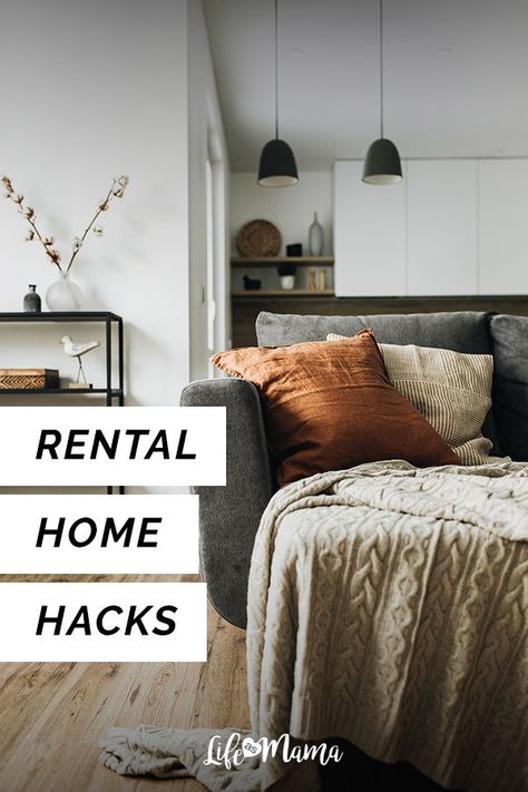 Make your rental feel like a nice and cozy home all your home with these tips! #LifeAsMama #rental #rentaltips #homehacks #hometips #homehacks Rental Home Hacks, Rental Home Decor, Living Room Decor Tips, Apartment Hacks, Simple Living Room Decor, Home Decor Hacks, Simple Living Room, Rental Decorating, Small Apartment Decorating