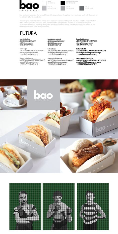 Bao Buns Takeaway Packaging, Bao Restaurant Design, Bao Sandwich, Bao Packaging, Chinese Food Packaging, Bao Food, Bao Bar, Bao Restaurant, Bao London