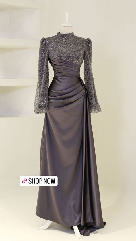 Dress Lebaran, Outfit Lebaran, Dress Kondangan, Modest Dresses Fashion, Dress Brokat, Simple Bridesmaid Dresses, Gowns Dresses Elegant, Soiree Dress, Classy Prom Dresses