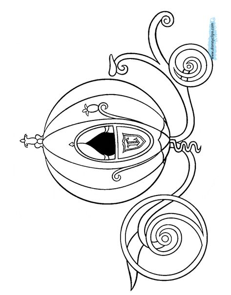 Cinderella Carriage Coloring Pages Cinderella Carriage Silhouette, Cinderella Carriage Drawing, Cinderella Castle Drawing, Cinderella Drawing, Pumpkin Teapot, Cinderella Coloring Pages, Cinderella's Carriage, Umbrella Drawing, Cinderella Pumpkin Carriage