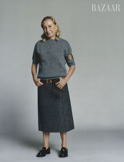 - HarpersBAZAAR.com Haute Couture, Miuccia Prada, Prada Outfit, Relaxed Outfit, Tennis Skirts, Ageless Style, Harper's Bazaar, Mode Inspiration, Mode Outfits