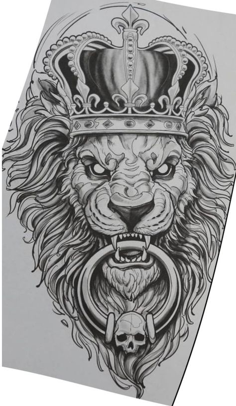 Lion Art Tattoo, Lion Sketch, Tiger Artwork, Lion Head Tattoos, Shiva Tattoo Design, Lion Tattoo Design, Chest Piece Tattoos, Sketch Tattoo Design, Tattoo Stencil Outline