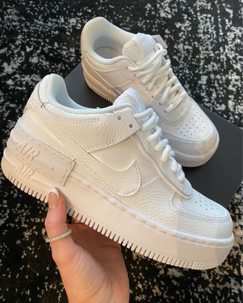 White Platform Air Force 1, Nike Air Force 1 Shadow White, Shadow Nike Air Force, Air Force 1 Shadow Outfit Woman, Nike Air Force Platform, Air Force Shadow Outfit, Nike Air Force 1 Shadow Outfit, Are Force 1, Air Force Platform