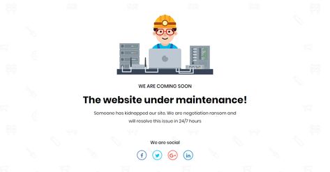 Maintenance Page Website Down, Illustration Technology, Website Maintenance, Under Maintenance, Page Design, Ui Design, Decks, Website Design, Web Design