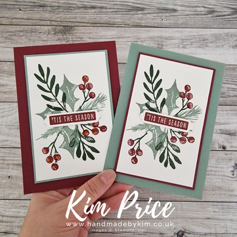 Stampin Up Christmas Season, Sample Christmas Cards, Christmas Card Inspiration, Stampin Up Christmas Cards, Days Until Christmas, Team Board, Stampin Up Christmas, Holiday Catalog, Christmas Season