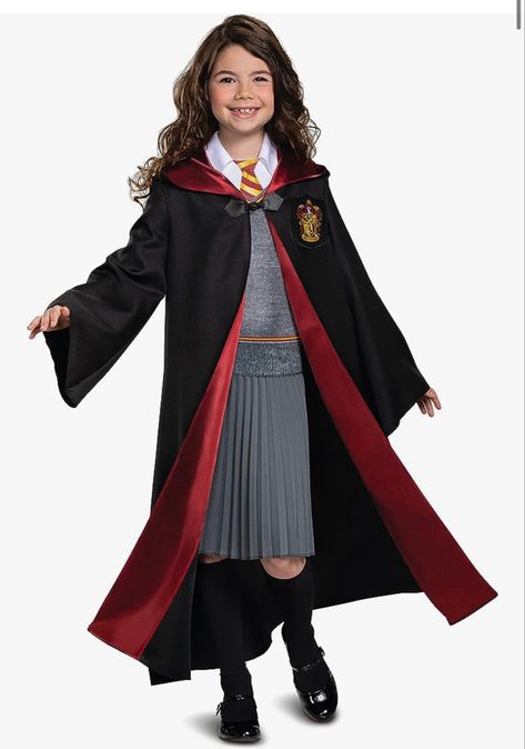 Gryffindor Dress, Hermione Granger Costume, Hermione Costume, Hermione Granger Outfits, Disfarces Halloween, Harry Potter Kostüm, White Shirt With Tie, Hogwarts Student, Harry Potter Girl