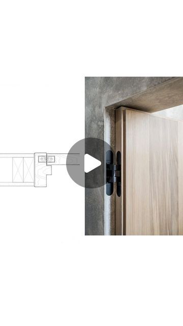 NIKO BY DESIGN on Instagram: "Concealed door hinges 🤌🏼" Concealed Door Design, Door Hinges Interior, Concealed Door Hinges, Concealed Door, Invisible Hinges, Door Detail, Concealed Hinges, Hidden Door, Ad Hoc