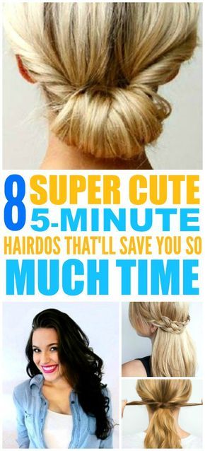 These super easy and cute 5-minute hairstyles are THE BEST! I'm so happy I found these AMAZING 5-minute hairdos. Now I have some awesome ways to do my hair on busy mornings! Definitely pinning! Five Minute Hairstyles, Nurse Hairstyles, 5 Minute Hairstyles, Super Easy Hairstyles, Cute Quick Hairstyles, Easy Hairdos, Fesyen Rambut, Easy Hairstyle, Short Hair Styles For Round Faces