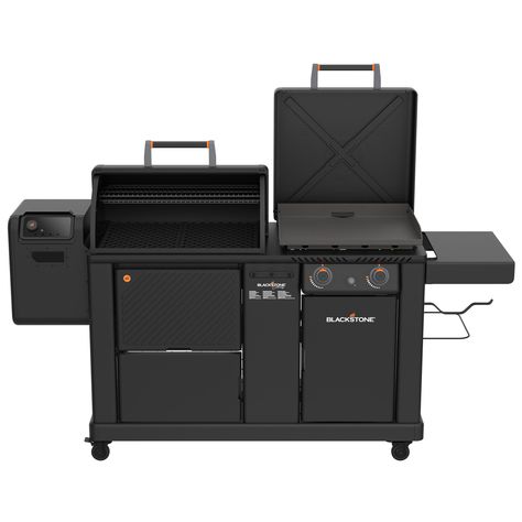 Backyard Grill Ideas, Flat Top Grills, Cook Breakfast, Pellet Grills Smokers, Grill Cart, Blackstone Grill, Pellet Smokers, Flat Top Grill, Fire Pit Bbq