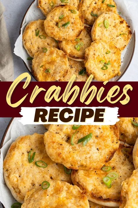 This recipe for crabbies will become one of your favorites! Learn how to make these scrumptious appetizers made with a cheesy crab filling on crispy toast, and you'll be the hit of any party. Crab Appetizer, Crab Dishes, Seafood Appetizers, Crab Recipes, Crab Cakes, Appetizer Dips, Best Dishes, Ceviche, Seafood Dishes