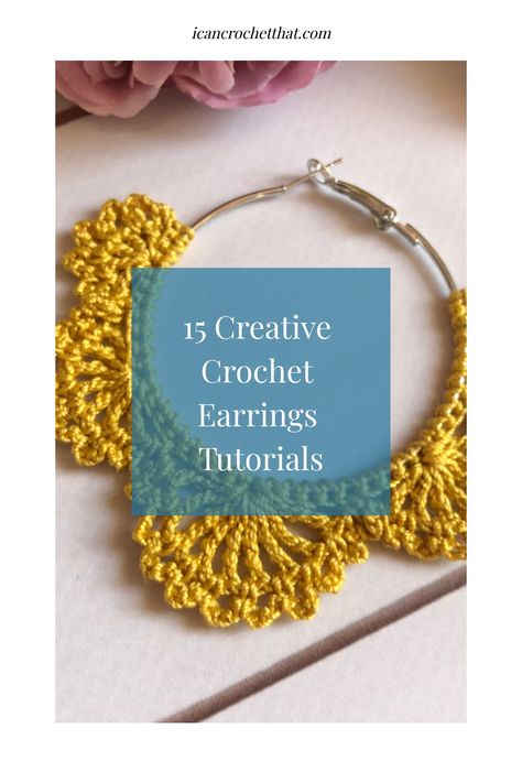 15 Creative Crochet Earrings Tutorials Crochet Mandala Earrings Free Pattern, Crochet Hoop Earrings Pattern, Easy Macrame Earrings Tutorial, Free Crochet Earrings Pattern Tutorials, Crocheted Earrings Pattern Free, Crochet Hoop Earrings Pattern Free, Crochet Earrings Pattern Tutorials, Crochet Jewelry Patterns Free, Crochet Jewelry Tutorial