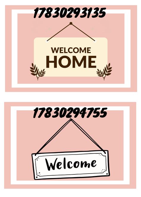 Hey everyone,
I hope you're all doing well! I just got back from a busy days. A lot of you have been requesting more house numbers and welcome sign so here it is; Hope you enjoy this decals <3 Bloxburg Town Logo Codes, Welcome Signs Bloxburg Codes, Bloxburg Decals Codes Town Sign, Welcome Bloxburg Decal Codes, Welcome Decal Bloxburg, Bloxburg Supermarket Decals, Bloxburg Apartment Decals, House Number Decals Bloxburg, Bloxburg House Number Decals