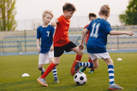 If you're asking yourself, 'Should I force my child to play sports' and struggling to come up with an answer, consider these arguments. Kids Playing Sports, Kids Playing Football, Playing Soccer, Soccer Game, Soccer Coaching, Playing Football, Football Kids, Kids Soccer, Magazines For Kids