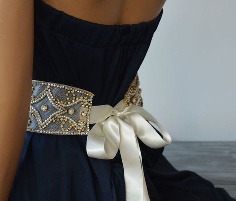 Excited to share the latest addition to my #etsy shop: Gold Bridal Belt, Wedding Dress Belt, Bridal Unique Belt sash, Crystal skinny belt, Pearl Belt Sash, Embroidery Belt, Wedding Accessories https://etsy.me/3PQyPGx #gold #wedding #newyears #classic #bridalbelt #goldb Belt Design For Dress, Dress Belt Ideas, Bridal Belts And Sashes, Unique Belts, Gown Belt, Bride Belt, Bridal Accessories Belt, Thrift List, Belt Wedding Dress