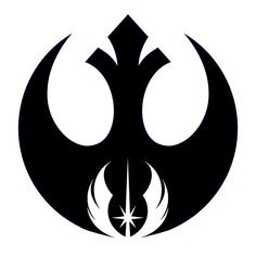 Rebellion symbol incorporated with the symbol for the Jedi Order :) Star Wars Symbols, Star Wars Jewelry, Petit Tattoo, Idee Cricut, Jedi Order, Star Wars Tattoo, Symbol Tattoos, Clothes Designer, Deviant Art