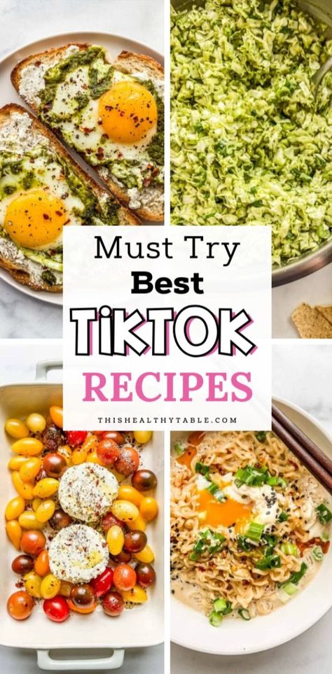 One of the best things about Tiktok is all the viral recipes! It's an absolute goldmine of unique recipes that get shared millions of times. Viral Recipes, Tiktok Recipes, Trending Tiktok, Viral Tiktok, Unique Recipes, Be Inspired, All The Best