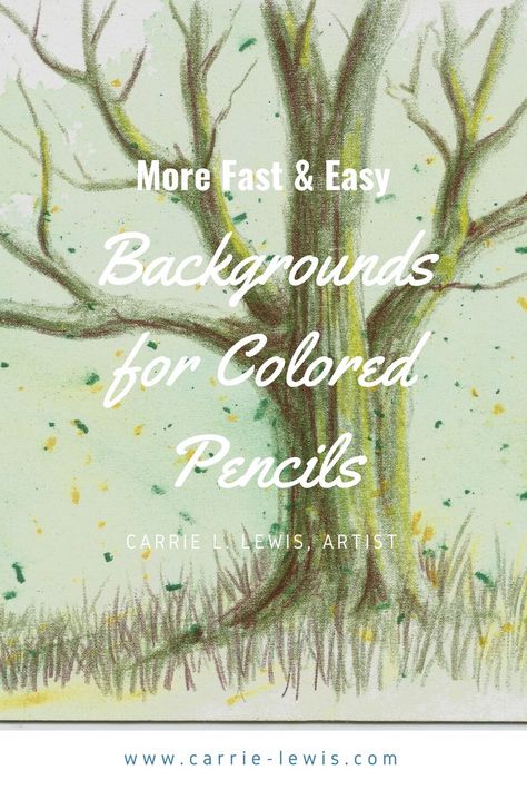 Looking for fast and easy backgrounds for colored pencil drawings? Carrie shares three methods for creating unique backgrounds with watercolor pencils. Unique Backgrounds, Watercolor Pencil Art, Colored Pencil Drawings, Colored Pencil Tutorial, Pencil Drawing Tutorials, Pencil Painting, Colored Pencil Techniques, Background Drawing, Drawing Supplies