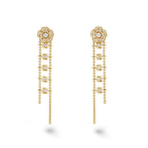 Bouton de Camélia transformable earrings - J12838 | CHANEL Glashutte Original, Pasquale Bruni, Chanel Watch, Fire Heart, Gift Accessories, Jewelry Creation, Ideal Gift, Versace, Jewelry Design