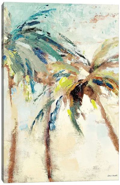 Palm Trees Canvas Prints | iCanvas Acyrlic Painting, Beach Art Painting, Abstract Tree Painting, Palm Trees Painting, Palm Tree Art, Beach Illustration, Tree Canvas, Bathroom Art, Prints Wall Art