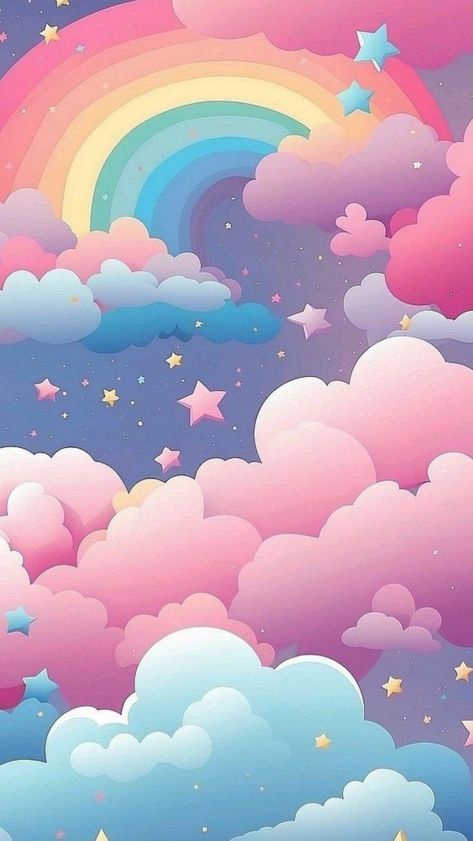 Rainbow Wallpaper Backgrounds, Magical Watercolor, Unicorn Background, Unicorn Wallpaper Cute, Rainbow Cartoon, Unicorns Clipart, Whimsical Artwork, Unicorn Wallpaper, Flowery Wallpaper