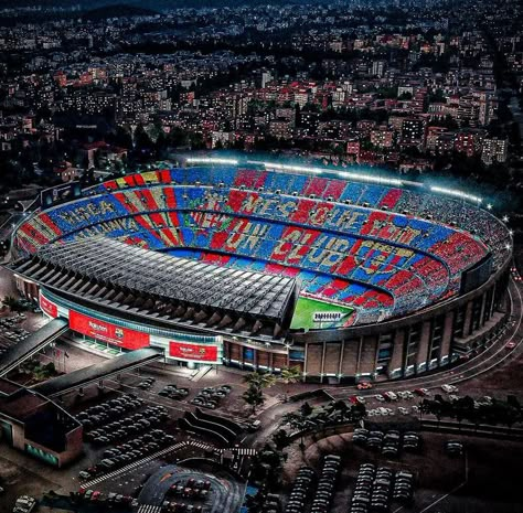 Soccer Stadium Wallpaper, Barcelona Football Stadium, Fcb Wallpapers, Stadium Wallpaper, Barcelona Aesthetic, Cr7 Vs Messi, Fcb Barcelona, Jordan Logo Wallpaper, Fc Barcelona Wallpapers