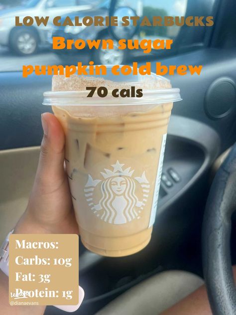 Low Calorie Starbucks, Low Calorie Starbucks Drinks, Low Calorie Pumpkin, Fall Starbucks, Starbucks Fall Drinks, Cold Starbucks Drinks, Iced Starbucks Drinks, Pumpkin Drinks, Healthy Starbucks Drinks