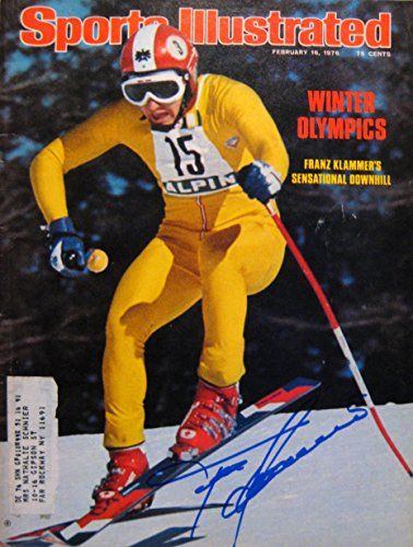 Klammer Franz 21676 autographed magazine ** Details can be found by clicking on the image. Ski Culture, Vintage Ski Posters, Sports Illustrated Covers, Innsbruck Austria, Sport Magazine, Illustrated Magazine, Ski Racing, Retro Ski, Ski Posters