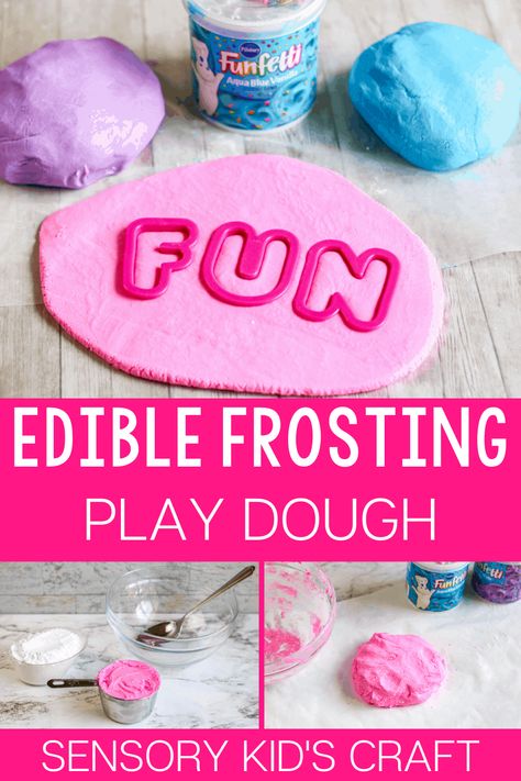 In my opinion the absolute worst thing about store bought Play-Doh is the SMELL. I recently learned it’s actually trademarked! Who knew? It does take me back to childhood memories of the Play-Doh barber chair (remember that)?! As a mom and preschool teacher, however, I much prefer nontoxic, SWEET SMELLING homemade playdough! This edible playdough recipe from Life Over C's is even more exciting and fun! #edibleplaydough #playdough #playdoughrecipe #edible #sensory #tastesafe #sensoryart Edible Playdough Recipe, Edible Play Dough, Edible Sensory, Edible Play Dough Recipe, Easy Homemade Playdough Recipe, Edible Playdough, Diy Playdough, Edible Slime, Homemade Playdough Recipe