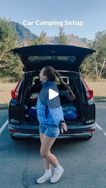 JAY & NINA CUMMINGS | Adventure Travel on Instagram: "de-influencing the fancy car camping build 🚙

the easy no-build car camping setup 🛏️⛺️

Base: camping mats or memory foam mattresses pad

Bedding: in the fall we use sleeping bags but if that’s too hot you can just use pallets

Pillows: bring those full size pillows!!

Privacy: sunshade for the windshield & Amazon side window covers

Extra: soft duffel bag for clothes, day packs, power bank, camp kitchen & chairs 

(all products linked in bio)

🫶follow for more couples adventure & travel

#carcamping #adventurecouple #usaroadtrip #traveltogether" Car Camping Bed Ideas, Camping Bed Ideas, Car Camping Kitchen, Car Camping Setup, Jeep Bed, Camping Mats, Camping Setup, Bag For Clothes, Couples Adventure