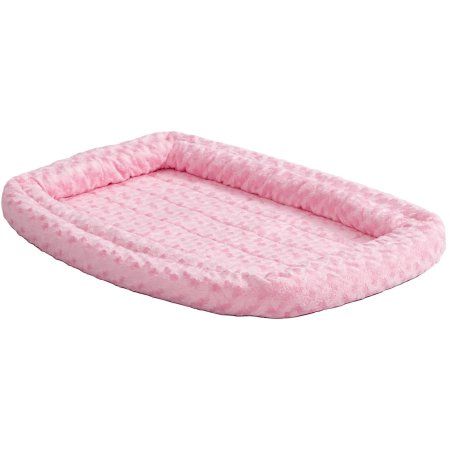 Dog Bed Crate, Pink Dog Beds, Bed Crate, Dog Den, Toy Dog Breeds, Crate Mat, Dog Breeds Medium, Bolster Dog Bed, Indoor Dog