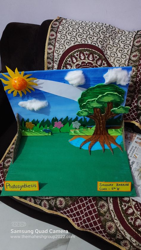 Photosynthesis Model Project, Diy Pillars, Science Project Models, Mom Wallpaper, Media Pembelajaran, Internship Report, Biology Projects, School Kids Crafts, Diy Glow