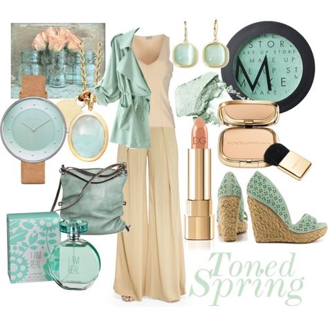 Casual Toned Spring by prettyyourworld on Polyvore featuring IKI, Donna Karan, maurices, Naughty Monkey, Ina Kent, Astley Clarke, Skagen, Monet, Dolce&Gabbana and MAKE UP STORE Light Spring Palette, Toned Spring, Warm Spring Outfits, Light Spring Color Palette, Soft Autumn Color Palette, Light Spring Colors, True Spring, Spring Palette, Soft Spring