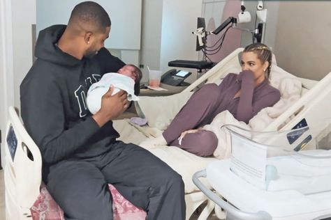 Khloé Kardashian Shares First Look into Son's Birth as She Puts Tristan Thompson 'Trauma' Behind Her The Kardashians Season 2, Khloe Kardashian Kids, Tristan Thompson And Khloe, Khloe And Tristan, Khloe Kardashian And Tristan, Kloe Kardashian, Khloe K, Kardashian Jenner Family, Paternity Test