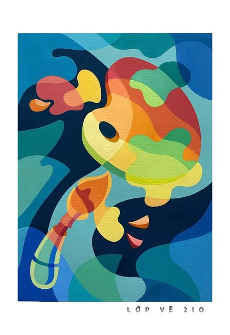 Focus Painting, Composition Painting, Cubism Art, Posca Art, Soyut Sanat Tabloları, 2d Design, Abstract Geometric Art, Composition Design, Pop Art Painting