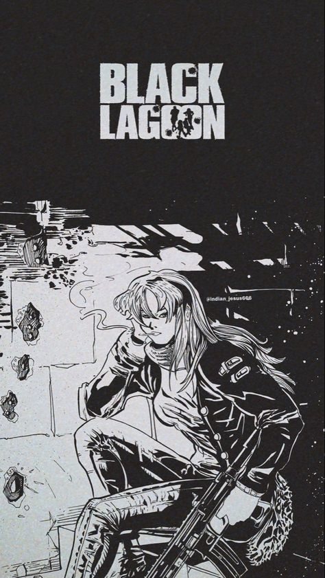 Black Lagoon Wallpapers, Lagoon Wallpaper, Black Lagoon Anime, L Wallpaper, Gangsta Style, Black Lagoon, Anime Book, Art Base, Fall Wallpaper