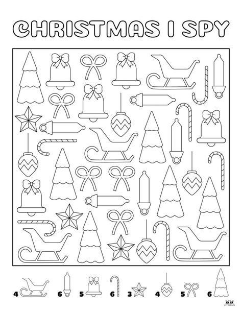 Choose from 8 unique Christmas I Spy printables in either full color or colorable pages to keep your kids entertained for hours. Print from home. FREE! I Spy Nativity Printable, I Spy Christmas Printables For Kids Free, Christmas Printables For Kids, Christmas I Spy, I Spy Christmas, Printable Christmas Coloring Pages, Classroom Art Projects, Classroom Art, Free Thanksgiving