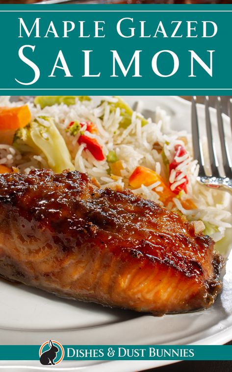 Fresh Salmon Recipes, Maple Salmon Recipes, Salmon Recipe Pan, Maple Salmon, Maple Glazed Salmon, Salmon Recipes Baked, Salmon Recipes Pan Seared, Salmon Recipes Baked Healthy, Salmon Glaze Recipes