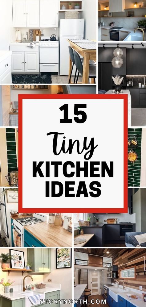 Save this pin for clever ways to maximize space in your tiny kitchen! Discover innovative ideas to make your small kitchen feel spacious and functional. #SmallKitchenIdeas #HomeDecor #KitchenDesign Tiny U Shaped Kitchen, Tiny Kitchen Hacks, Tiny Kitchen Ideas, Small Kitchen Ideas Layout, Small Kitchen Hacks, Stairs In Kitchen, Tiny Kitchen Design, Tiny Cooking, Colorful Backsplash