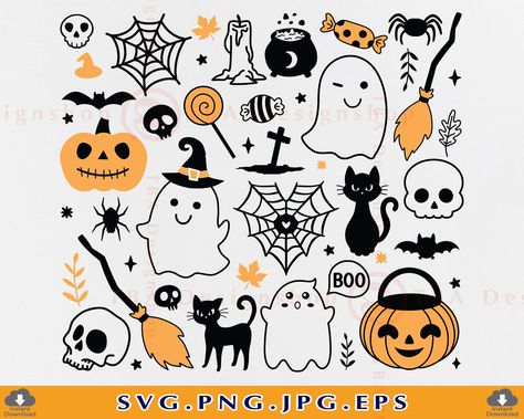 Halloween White Board Drawings, Easy Doodles Halloween, Simple Halloween Doodles, Easy To Draw Halloween Doodles, Halloween Doodles Easy, Halloween Cartoon Drawings, Spooky Doodles Easy, Halloween Doodles Simple, Easy Halloween Doodles