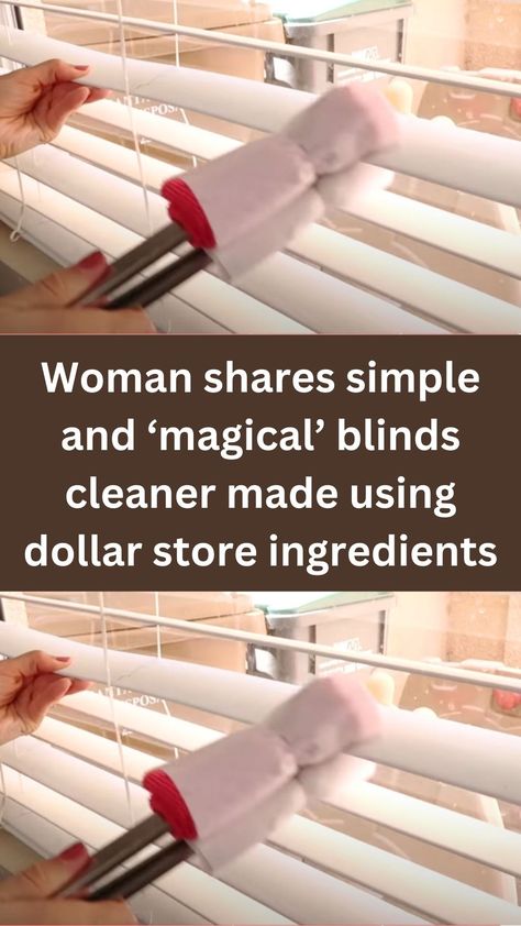 Heading to the nearest Dollar Tree now.  Most houses nowadays have window blinds.  They offer so many benefits compared to traditional curtains.  Window blinds provide light control, privacy, design options, durability, and easy maintenance.  Speaking of maintenance, how do you clean your window blinds?  Most of us would use washcloths or vacuums, but is there an easier way?  Katie Sottile, the owner of the YouTube channel of the same name, shared how she cleans her window blinds. Cleaning Blinds Without Taking Them Down, Mini Blind Cleaning Hacks, Cleaning Blinds Hack, Easy Way To Clean Blinds, Easiest Way To Clean Blinds, How To Clean Blinds Without Taking Down, How To Clean Window Blinds, Best Way To Clean Blinds, How To Clean Blinds Easy