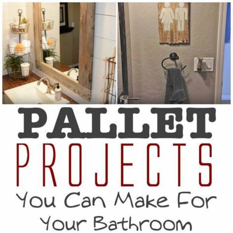 pallet Bathroom Pallet Ideas, Pallet Bathroom Ideas, Pallet Bathroom, Pallets Projects, Lighthouse Crafts, Made From Pallets, Cozy Bathroom, Table Runner Diy, Knitting Diy