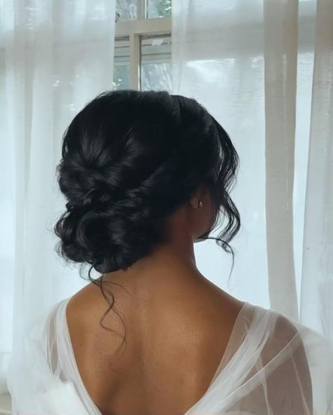 Bridal Hair For Black Hair, Weave Wedding Hairstyles Black, Updo Hairstyle For Prom, Messy Bun With Tiara, Low Bun Prom Hairstyles Black Hair, Black Tie Hairstyles Updo, Debutante Hairstyles Updo, Bridal Hairstyles For Long Hair Updo, Curly Bun Updo Wedding