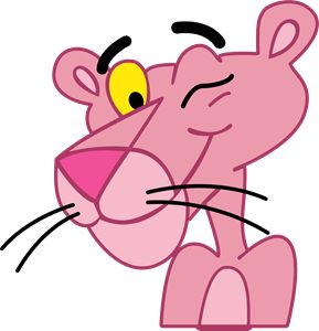 Pink Panther Cartoon, The Pink Panther, Panther Logo, Paper Sticker, Think Pink, Pink Panther, Png Vector, Logo Png, The Pink