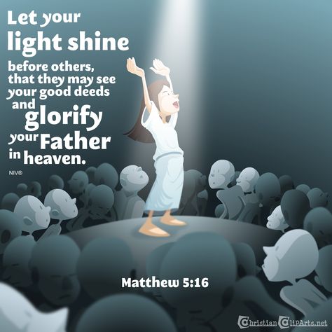 Light Of The World Art, Christian Clipart, Christian Cartoons, Bible Verses For Kids, Bible Doodling, Bible Words Images, Best Bible Verses, Matthew 5, The Love Of God