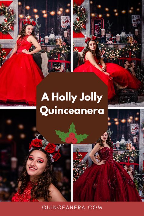 Learn how to plan a Christmas themed party // Christmas party // Party planning, December birthday themes Christmas Theme Quinceanera, Christmas Themed Sweet 16, Sweet 16 Christmas Theme, Christmas Sweet 16 Party Ideas, December Quinceanera Themes, Christmas Quinceanera Ideas, December Birthday Themes, Christmas Quinceanera, Christmas Sweet 16