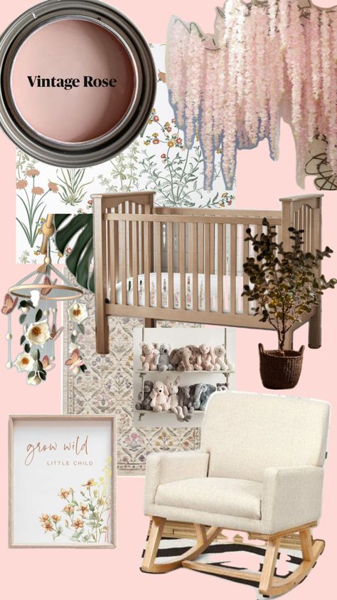 Garden of Eden pink baby nursery Secret Garden Nursery Theme, Garden Nursery Theme, Secret Garden Nursery, Pink Baby Nursery, Nursery Girl, Baby Nursery Themes, Nursery Theme, Garden Nursery, Growing Roses