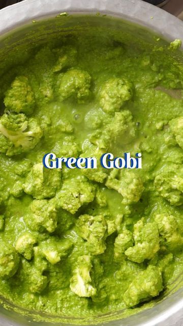 Natasha Gandhi on Instagram: "You must have never tried this recipe before !   It’s a Gobi recipe my mom just invented one day and although it’s green, and looks very healthy, it’s super duper tasty !   You have to try it and it will become your fav tooo  Comment and let me know which is that one recipe your mom makes that u absolutely loveeeee 😍  The full recipe is pinned Do try and share   #gobi #cauliflower #vegetarian #veg #indian #mom #love #foodie #masterchef #green #coconut" Cauliflower Recipes Indian, Gobi Curry, Gobi Recipe, Gobi Recipes, Green Coconut, Cauliflower Curry, Mom Love, Cauliflower Recipes, Super Duper