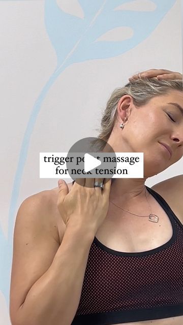 Claire S | Physiotherapy & Pilates on Instagram: "Warning: this will probably hurt (in the best way) 🫠  These trigger point massage techniques will help you relieve  neck tension, headaches and even help with tense shoulders & jaw pain.  Save this video and thank me later 😇  #necktension #tensionrelief #neckpainrelief #massage #headache #headacherelief #physio #triggerpointtherapy #neckpain #functionalfitness #stressrelief" Neck Massage Techniques, Relieve Neck Tension, Trigger Points Neck, Neck Sprain, Tense Shoulders, Neck Tension, Trigger Point Massage, Jaw Pain, Trigger Point Therapy