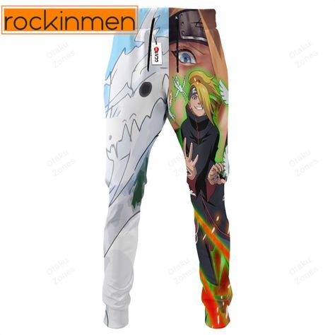 Deidara Sweatpants Custom Anime Naruto Joggers Merch Check more at https://rockinmen.com/deidara-sweatpants-custom-anime-naruto-joggers-merch/ Anime Naruto, Naruto, Sweatpants, Anime, Tracksuit Bottoms